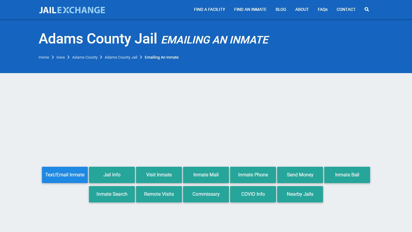 How to Email Inmate in Adams County Jail | Corning, Adams ...
